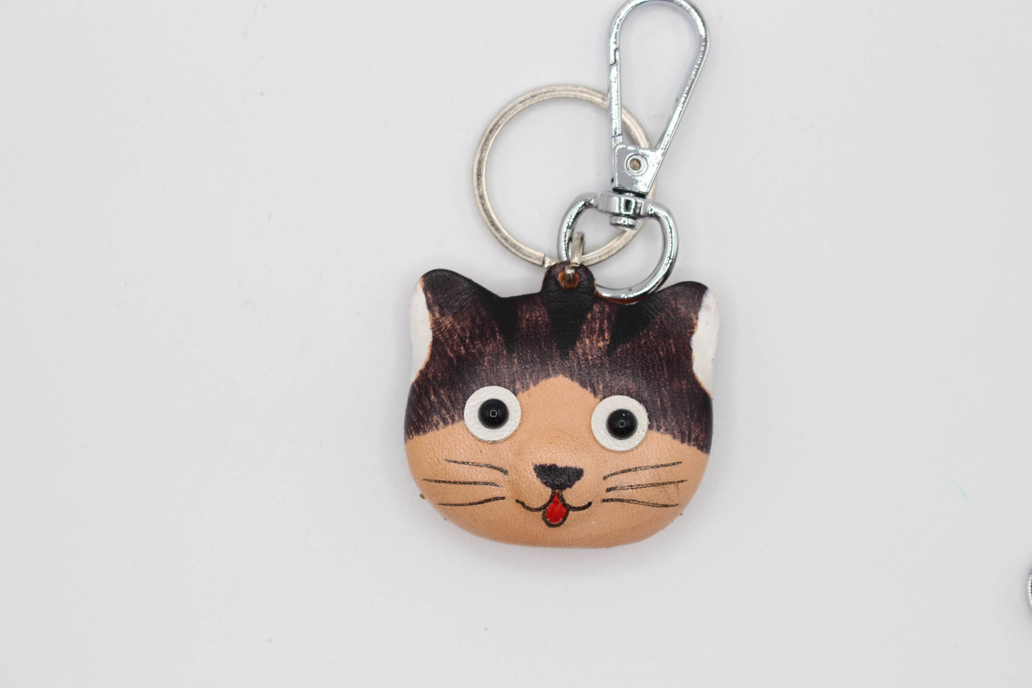 Assortment Leather Kitty Cat Key Chains