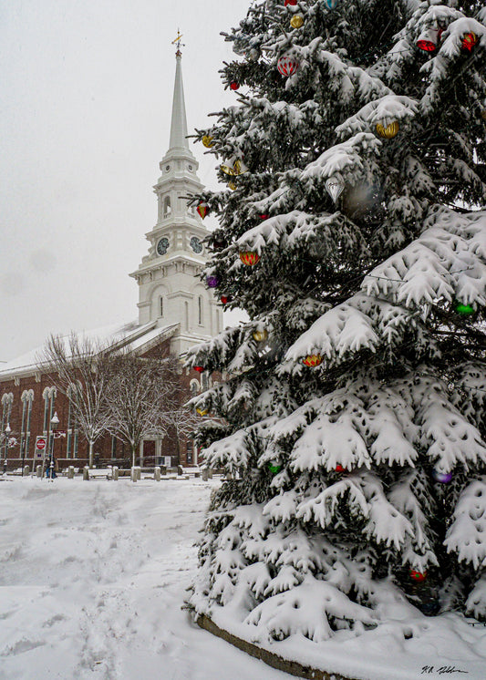 North Church with Steeple card
