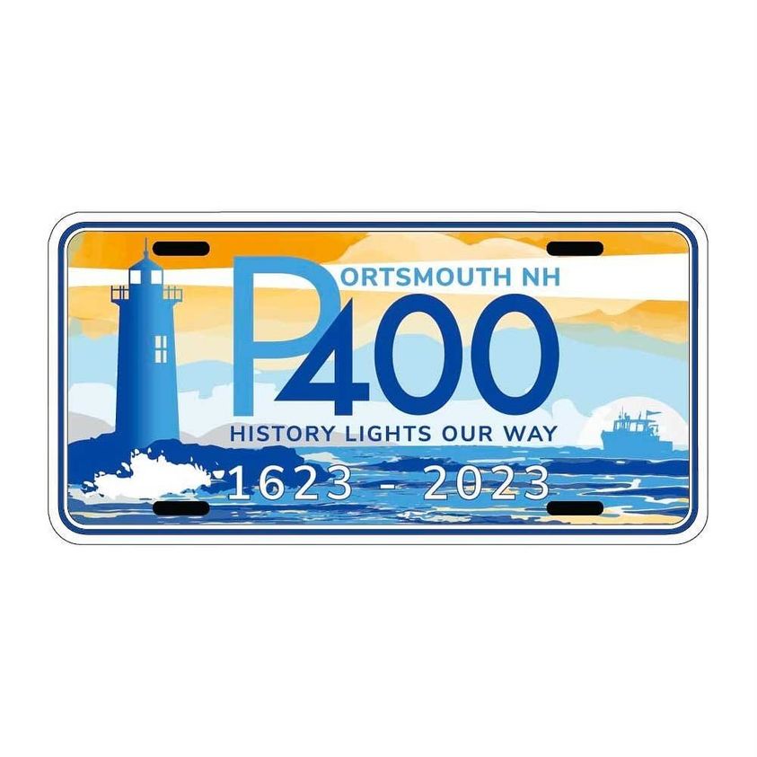 Portsmouth NH decorative commemorative license plate ...