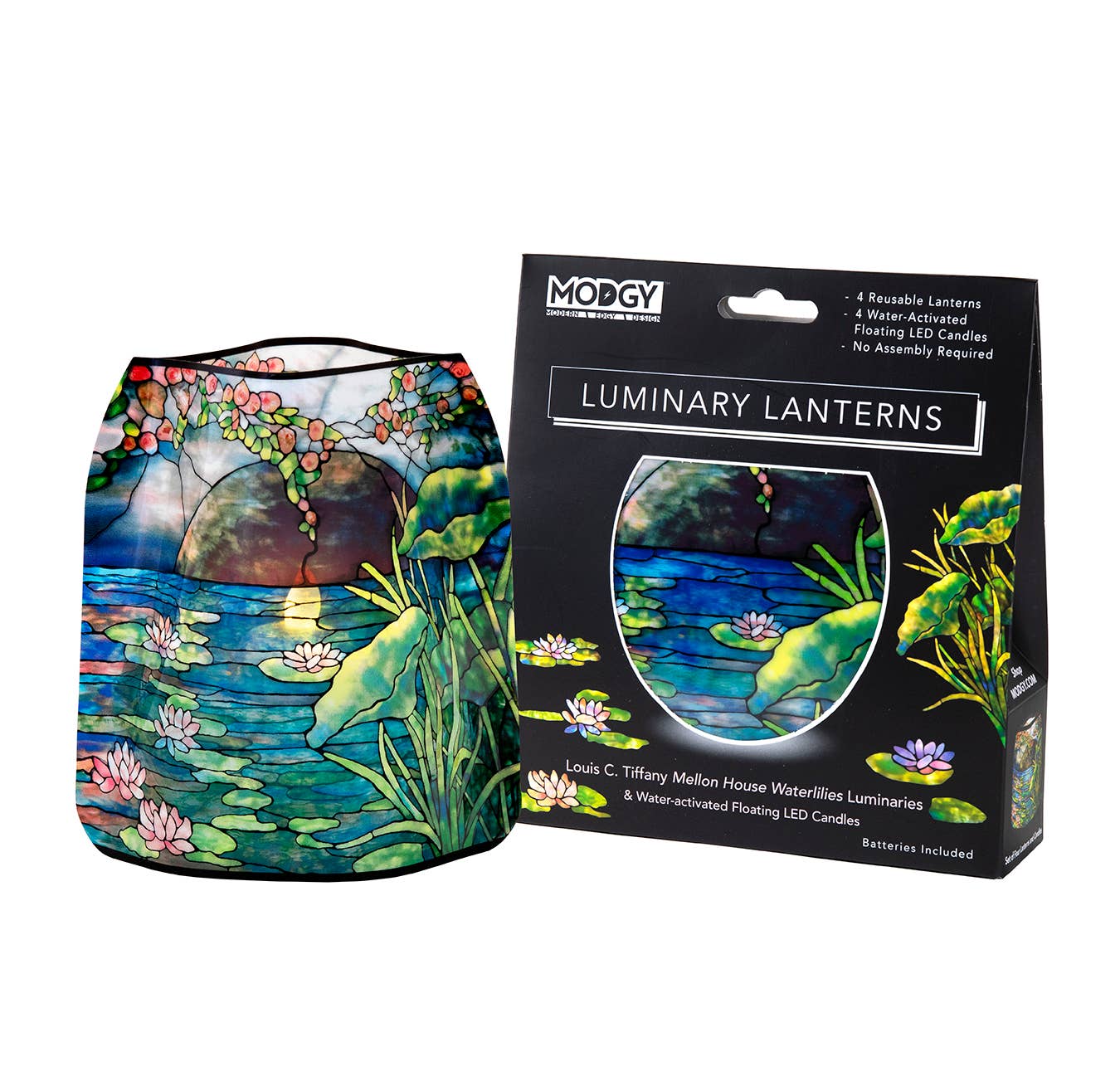Luminary Lantern - Louis C. Tiffany Mellon House Waterlilies