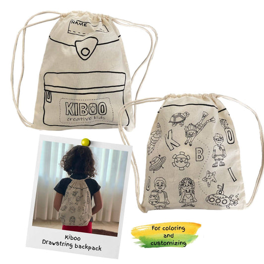 Drawstring Backpack for Coloring