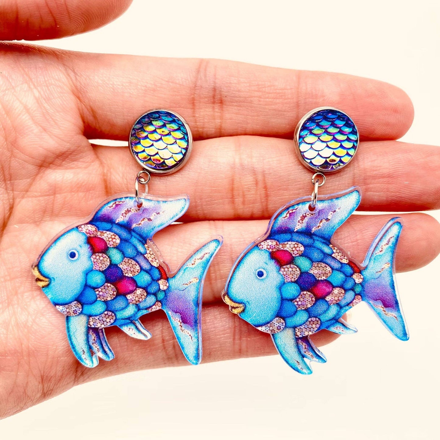 Rainbow Fish Earrings