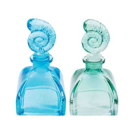 Bottles with Shell Tops