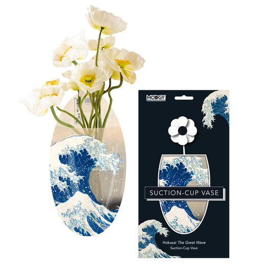 Great Wave Oval Suction Cup Vase