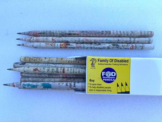 Recycled Newspaper Pencil