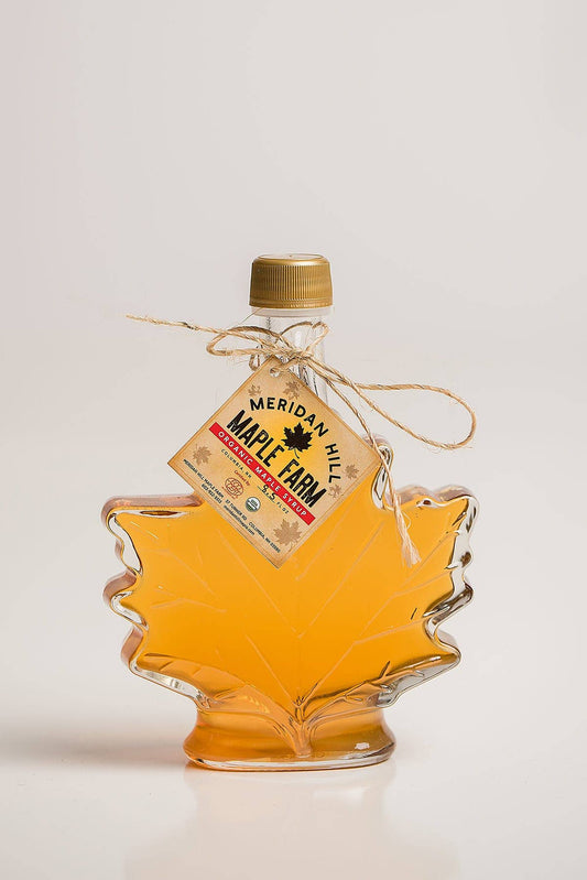 Maple Syrup Maple Leaf Glass Bottle
