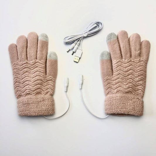 Heated Knitted Gloves