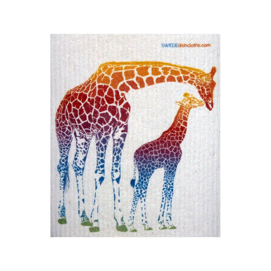 Swedish Dishcloth Colorful Giraffe