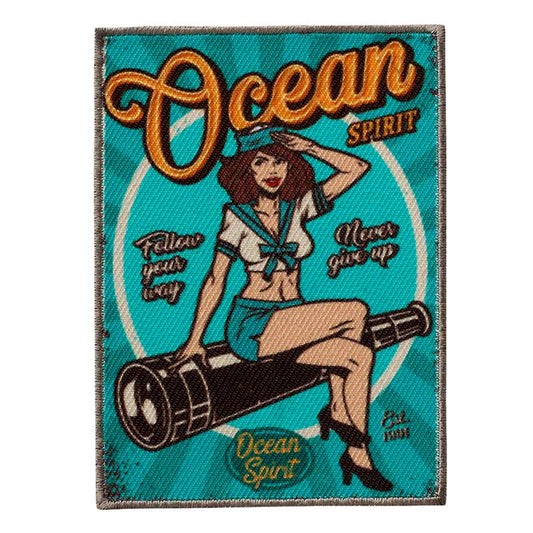 Pin up Girl Vintage Ocean Spirit Patch