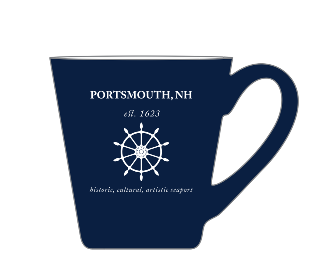 Portsmouth, NH Blue Mug