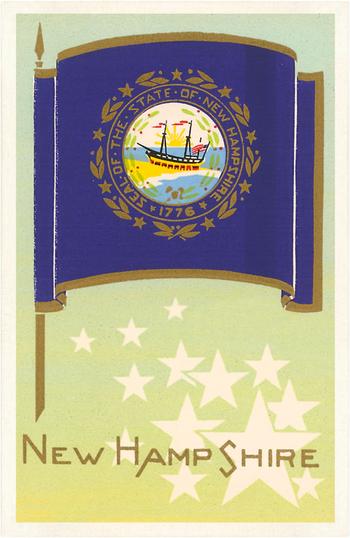New Hampshire State Flag Magnet