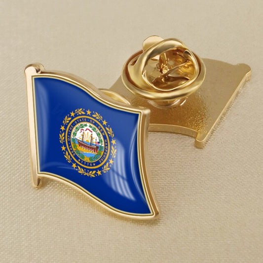 Seal of New Hampshire pin