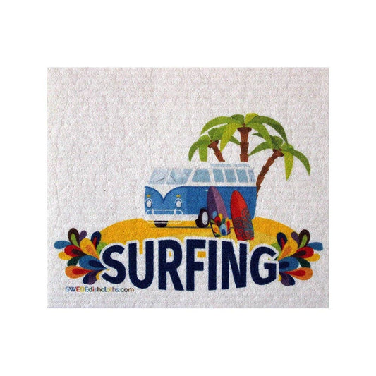 Swedish Dishcloth Surfing Bus Spongecloth