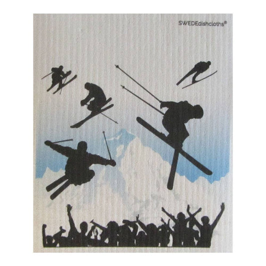 Swedish Dishcloth Ski Jumping Spongecloth