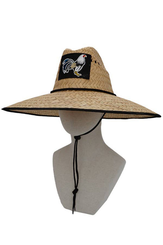 Rooster El Gallo Patch Lifeguard Hat