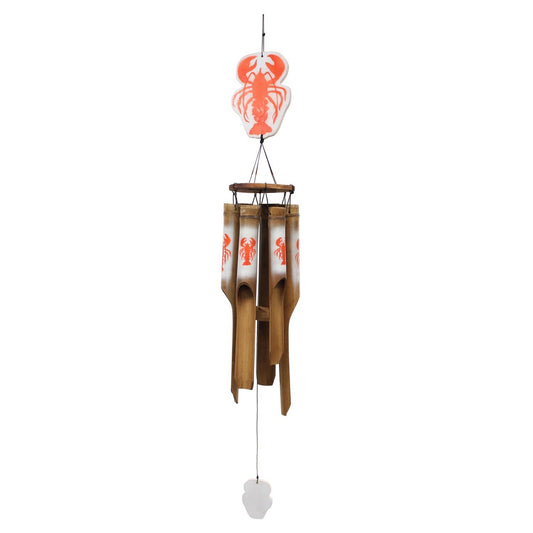 Bamboo Lobster Top Wind Chime