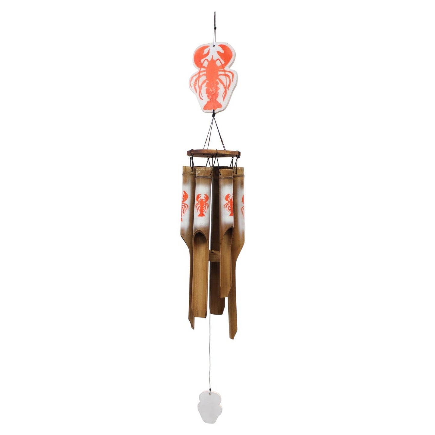 Bamboo Lobster Top Wind Chime