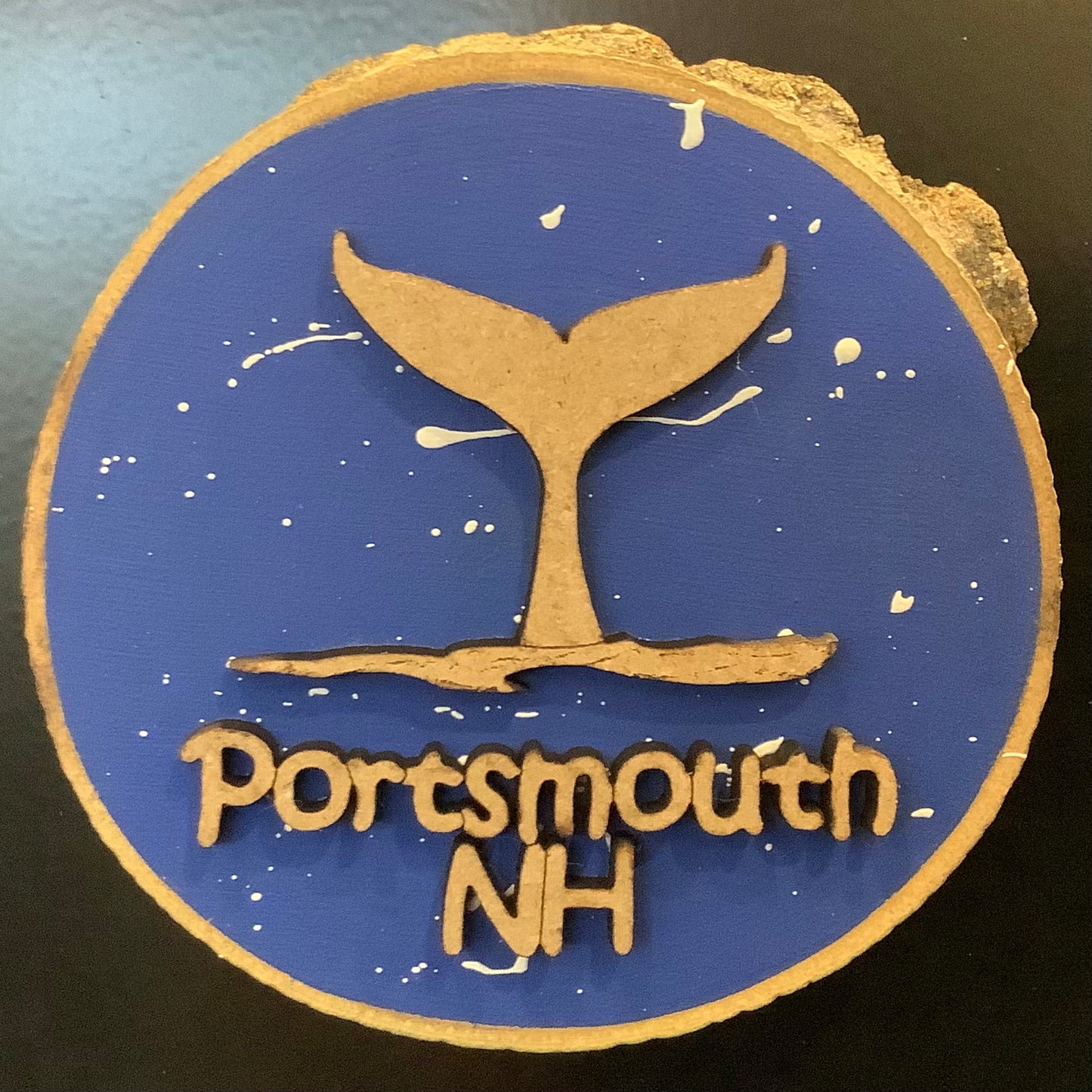 Portsmouth Whale Tail Magnet