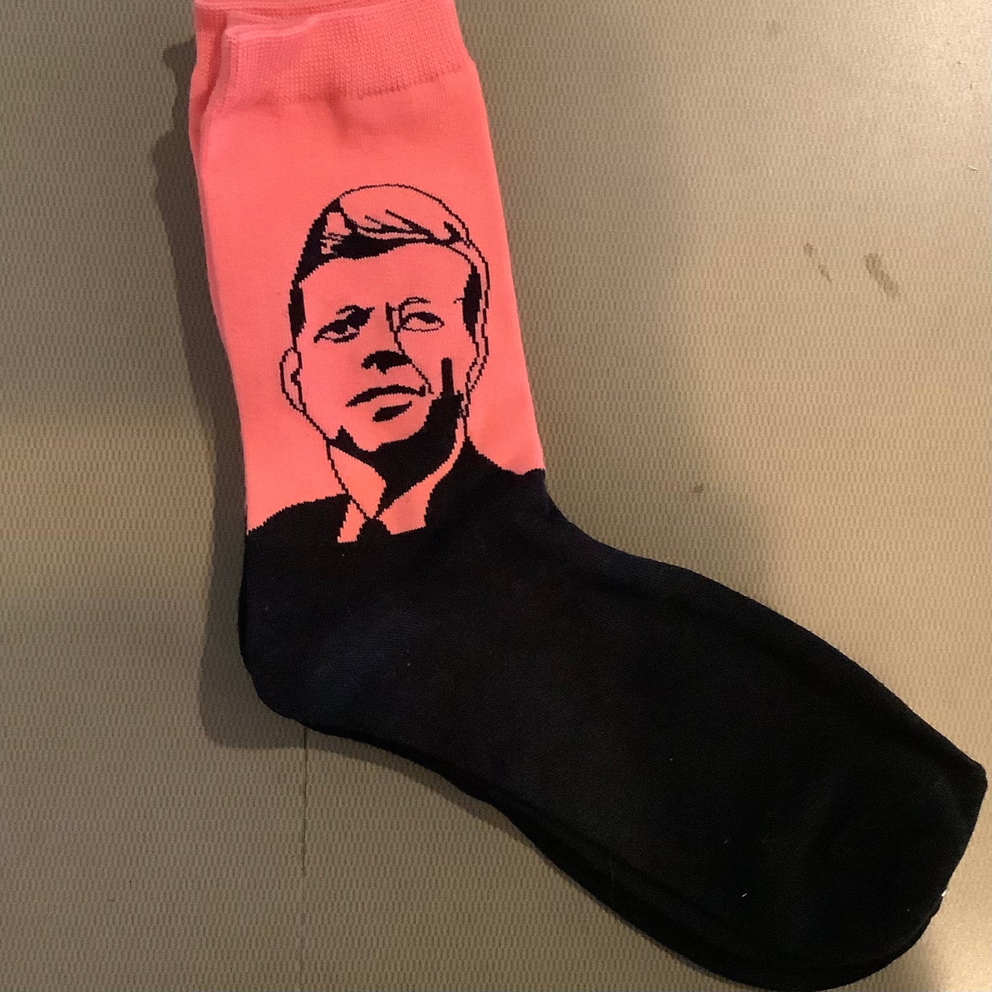 John F Kennedy Tangerine Socks