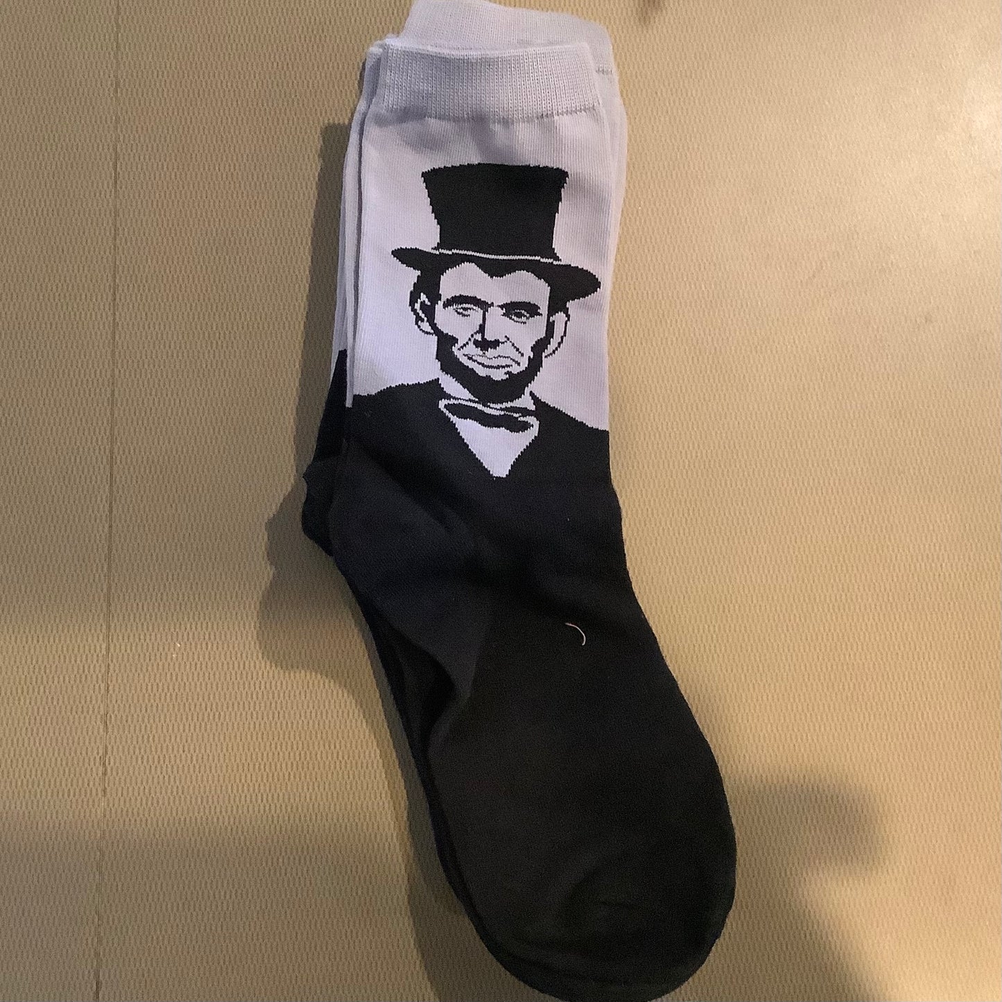 Abraham Lincoln Gray Socks