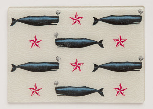 Cutting Board - Whale Pattern